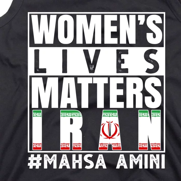 Women's Lives Matter Mahsa Amini Iran Support Tank Top