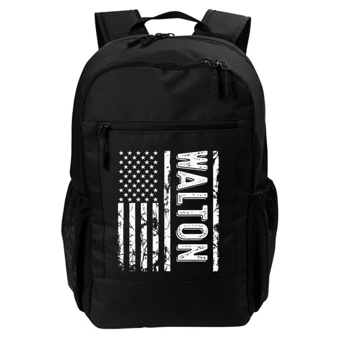 Walton Last Name Funny Surname Team Walton Family Reunion Daily Commute Backpack