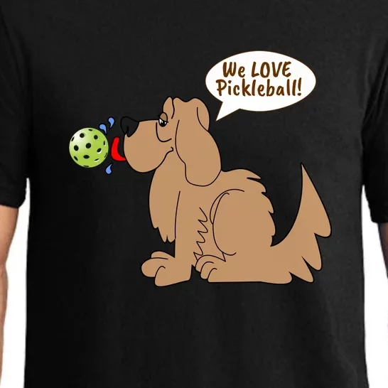 We Love Pickleball | Pickleball Dog | Great Pickleball Pajama Set