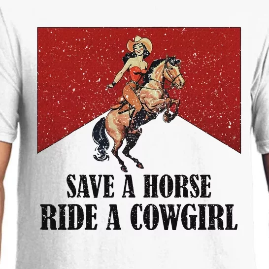 Western Lesbian Pride Save A Horse Ride A Cowgirl Pajama Set