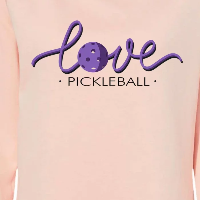 Wo Love Pickleball Pickleball Womens California Wash Sweatshirt