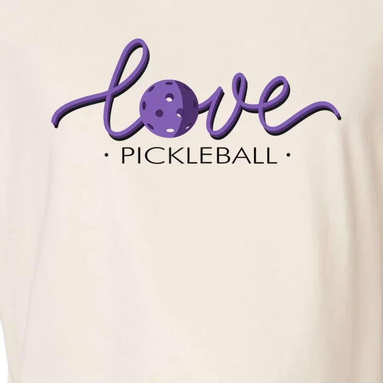 Wo Love Pickleball Pickleball Garment-Dyed Women's Muscle Tee