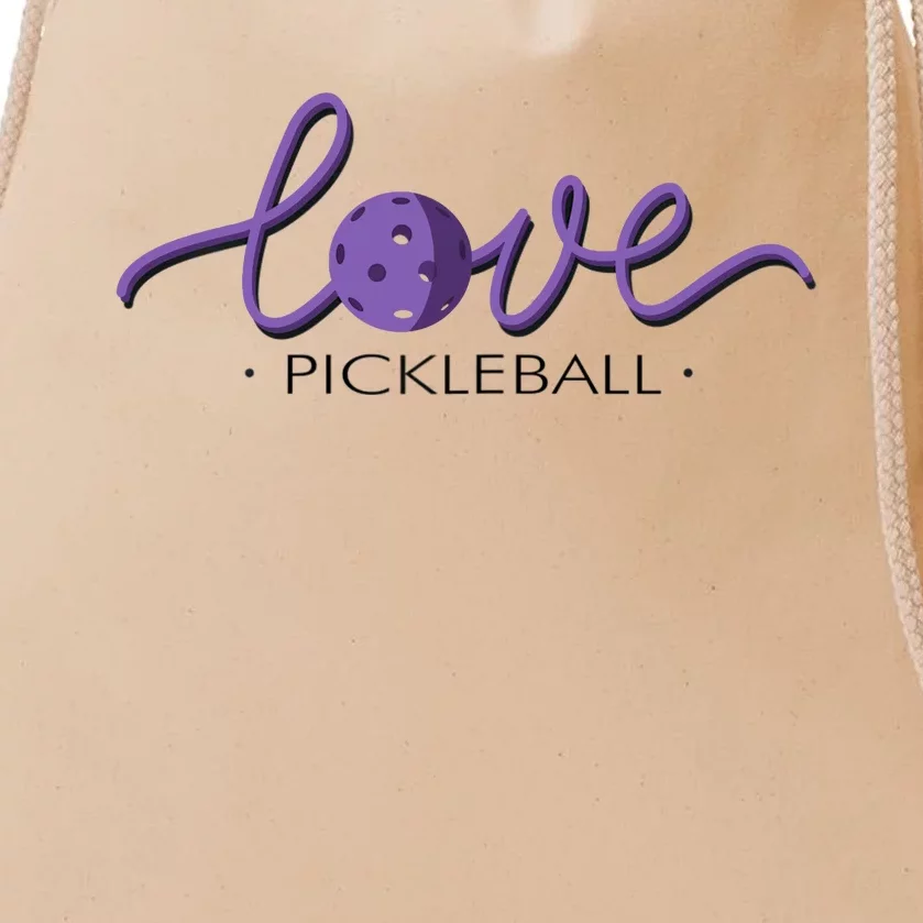 Wo Love Pickleball Pickleball Drawstring Bag