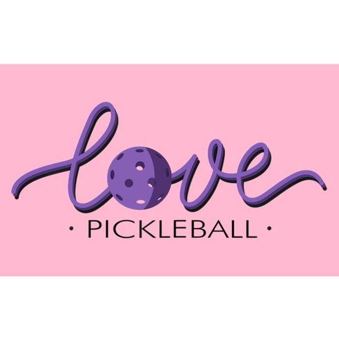 Wo Love Pickleball Pickleball Bumper Sticker