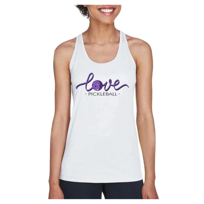 Wo Love Pickleball Pickleball Women's Racerback Tank