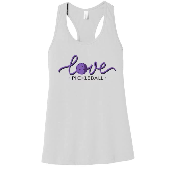 Wo Love Pickleball Pickleball Women's Racerback Tank