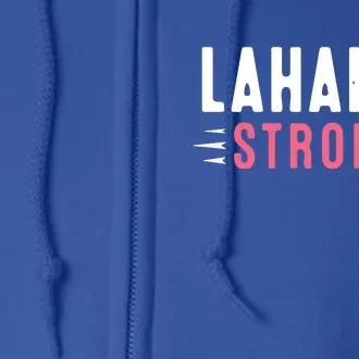 Wildfire Lahaina Pray For Lahaina Maui Hawaii Strong Gift Full Zip Hoodie