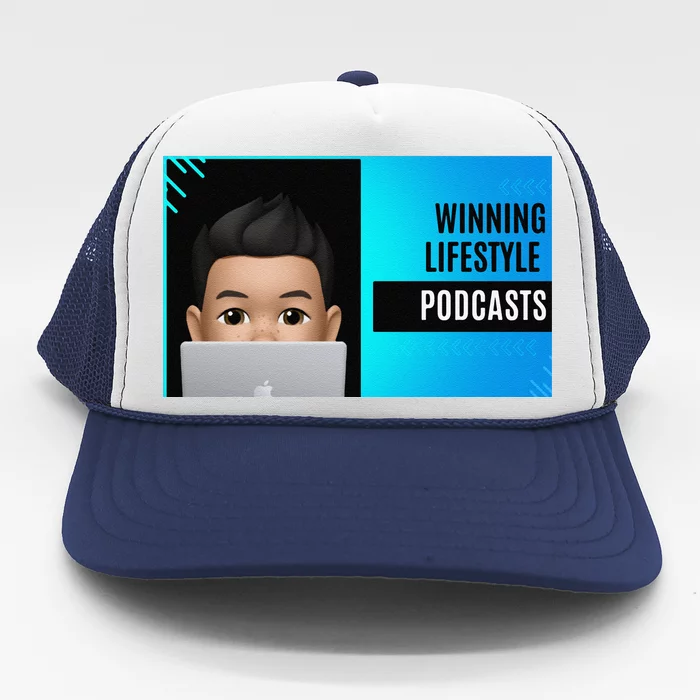 Winning Lifestyle Podcasts Sweat Trucker Hat