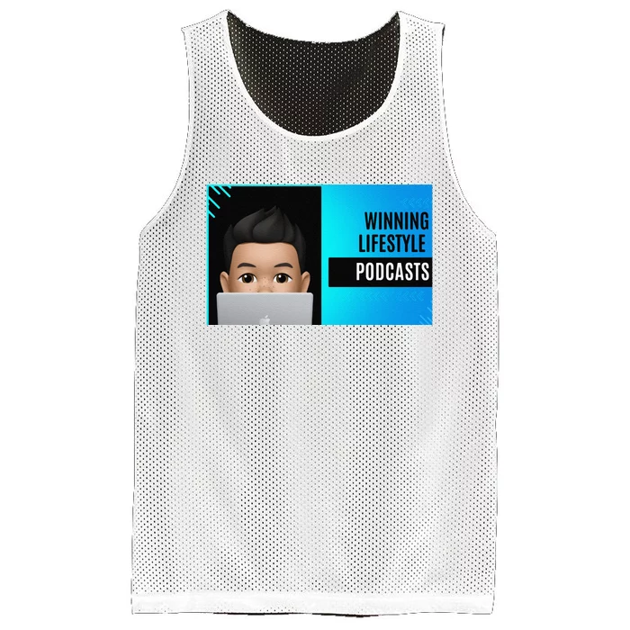 Winning Lifestyle Podcasts Sweat Mesh Reversible Basketball Jersey Tank