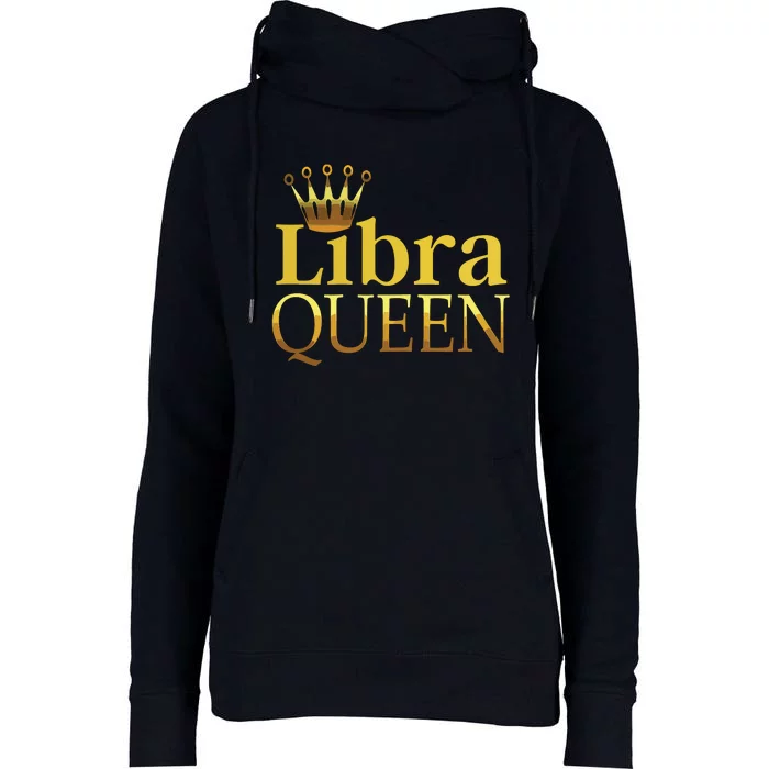 Womens Libra Queen Womens Funnel Neck Pullover Hood