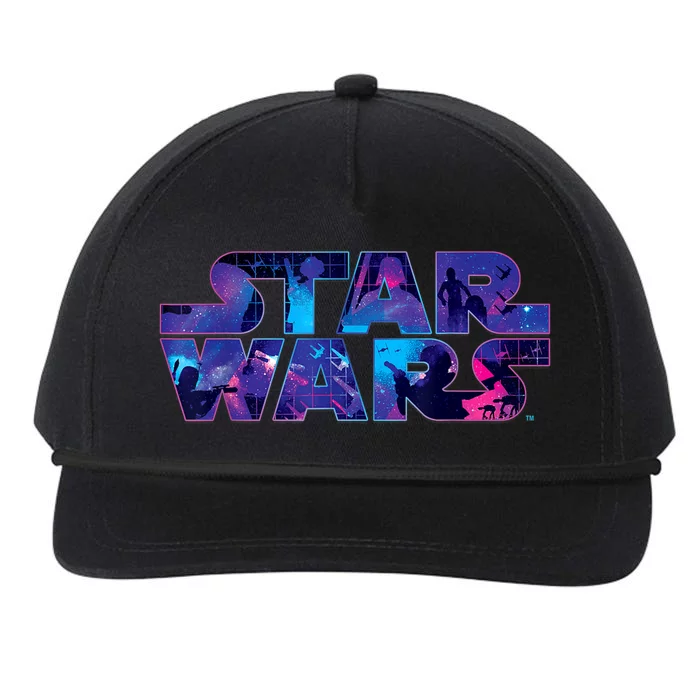 Wars Logo Retro 90s Twinkling Stars Snapback Five-Panel Rope Hat