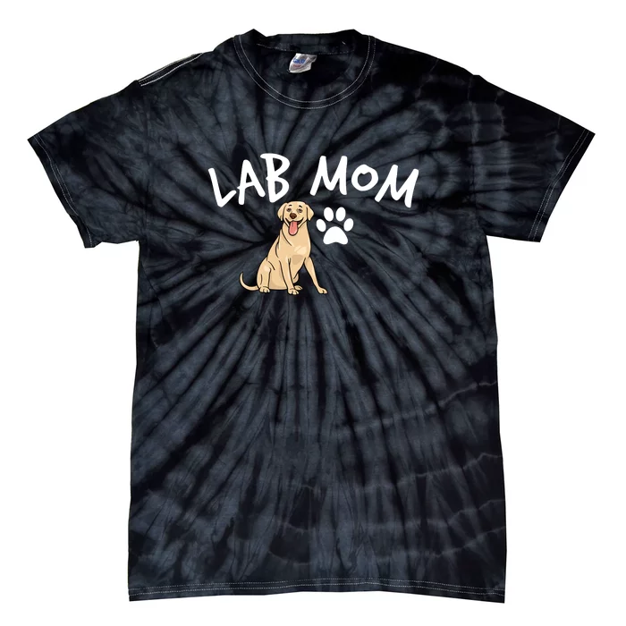 Womens Labrador Retriever Lab Mom Dog Puppy Pet Lover Gift Tie-Dye T-Shirt