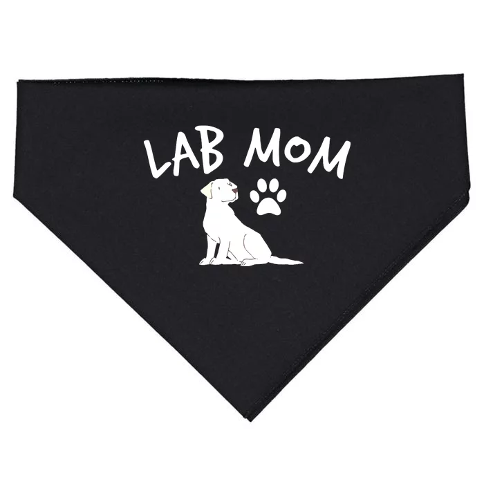 Womens Labrador Retriever Lab Mom Dog Puppy Pet Lover Gift USA-Made Doggie Bandana