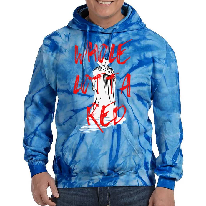 Whole Lotta Red Hip Hop Rap Trap Music Halloween Vampire Tie Dye Hoodie