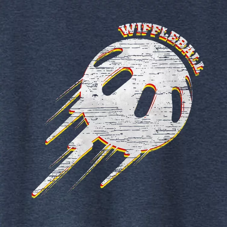 Wiffleball Legend Retro Women's Crop Top Tee