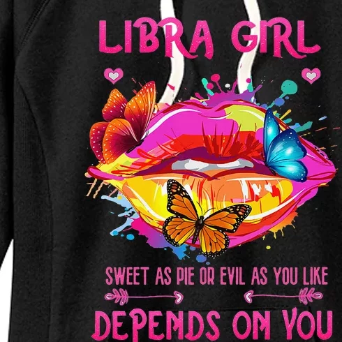 Wo Libra September October Queen Birthday Zodiac Wo Women's Fleece Hoodie