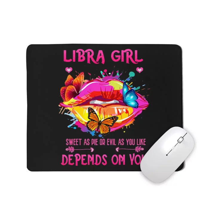 Wo Libra September October Queen Birthday Zodiac Wo Mousepad