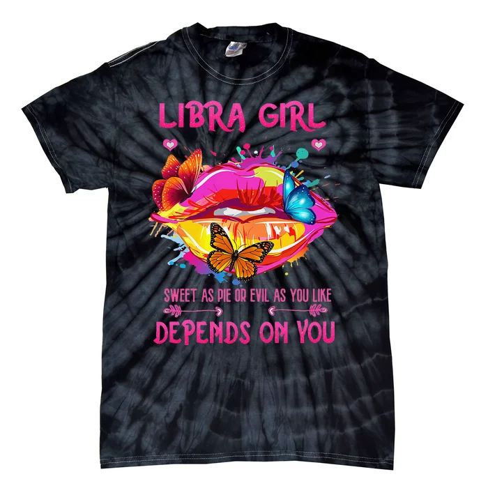 Wo Libra September October Queen Birthday Zodiac Wo Tie-Dye T-Shirt