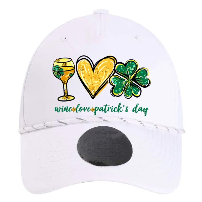 Wine Love Shamrock Wine Lovers Funny St Patricks Day Gifts Performance The Dyno Cap