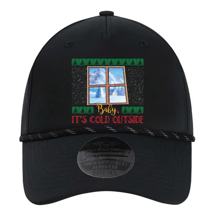 Winter Landscape Snow Christmas ItS Cold Outside Meaningful Gift Performance The Dyno Cap