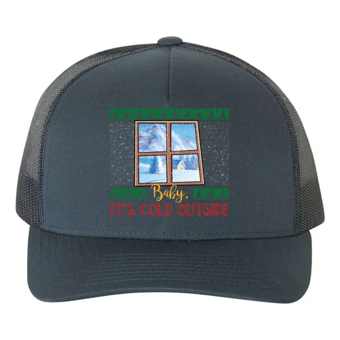 Winter Landscape Snow Christmas ItS Cold Outside Meaningful Gift Yupoong Adult 5-Panel Trucker Hat