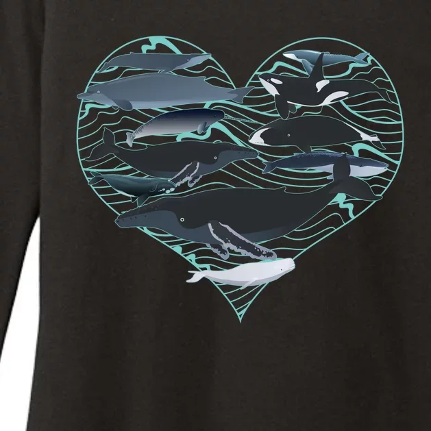 Whale Lover Save The Whales Womens CVC Long Sleeve Shirt