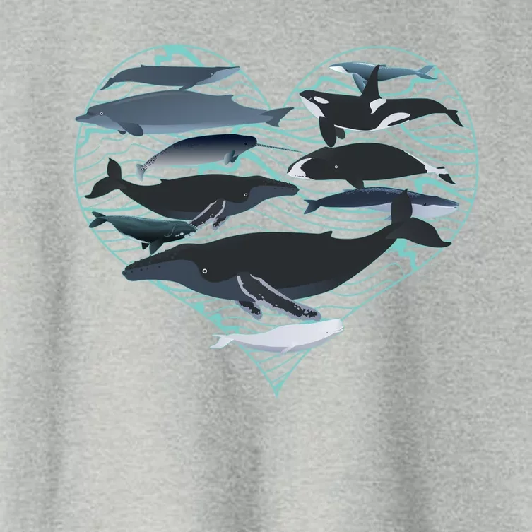 Whale Lover Save The Whales Women's Crop Top Tee