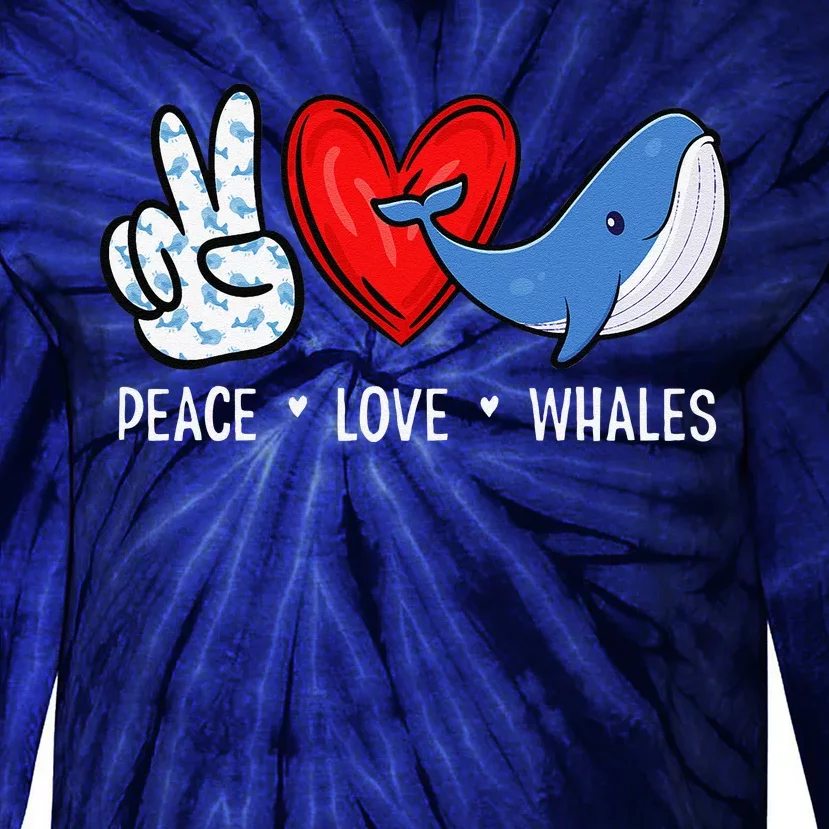 Whale Lover S, Funny Whale , Whale Gifts, Whale Tie-Dye Long Sleeve Shirt