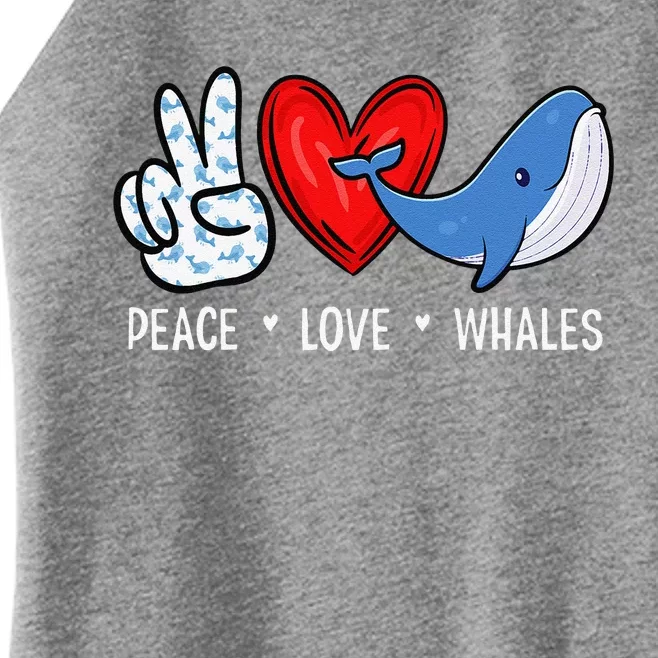 Whale Lover S, Funny Whale , Whale Gifts, Whale Women’s Perfect Tri Rocker Tank