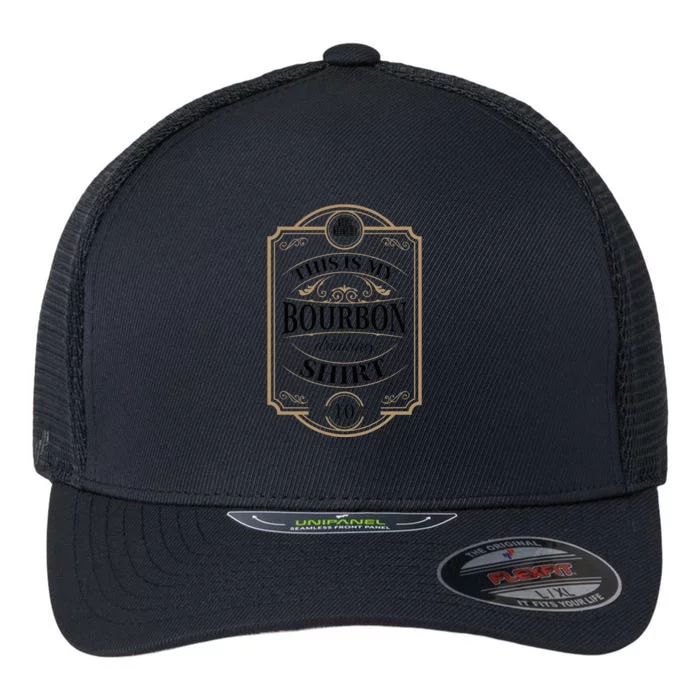 Whiskey Lover This Is My Bourbon Drinking Flexfit Unipanel Trucker Cap