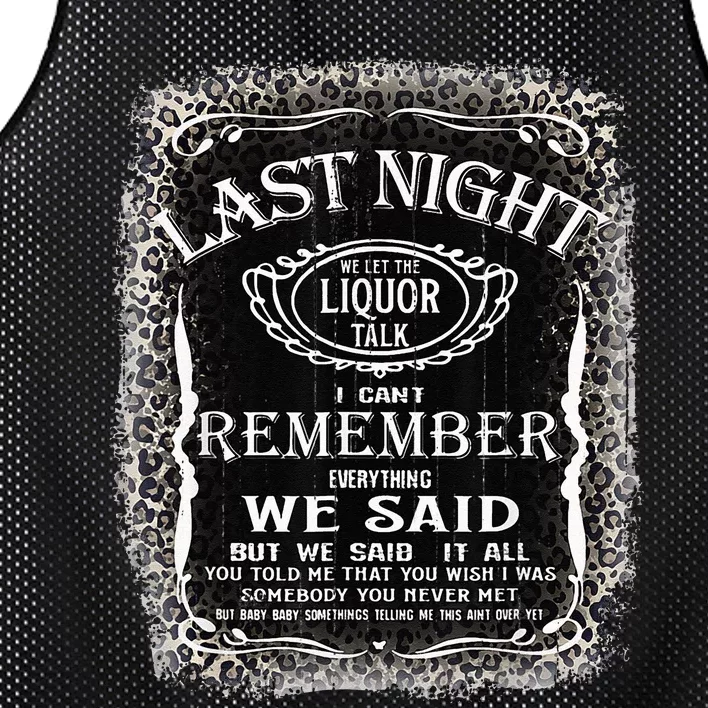 We Let The Liquor Talk Cow Skull Western Country Mesh Reversible Basketball Jersey Tank