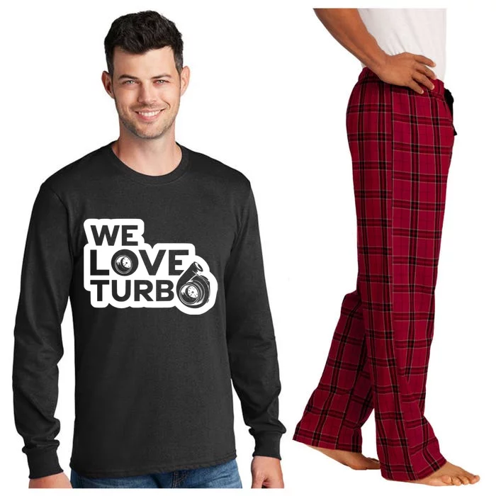 We Love Turbo Car Lover Long Sleeve Pajama Set