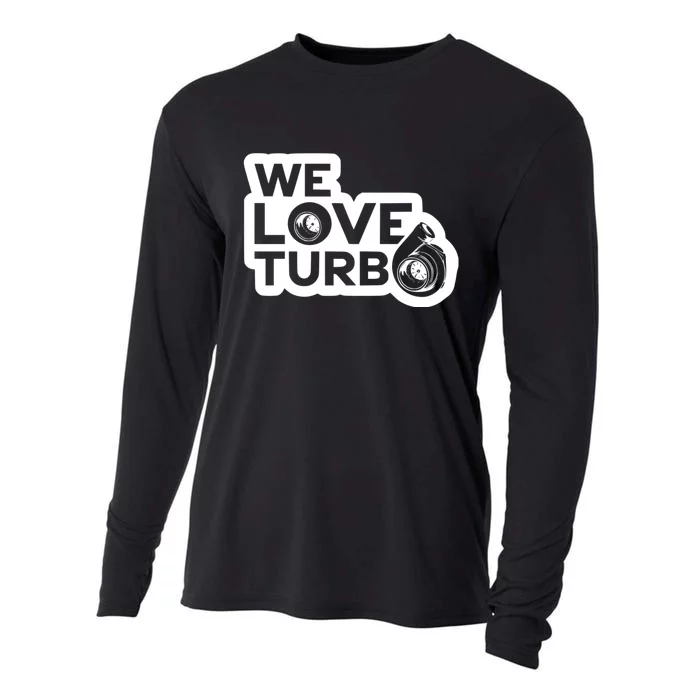 We Love Turbo Car Lover Cooling Performance Long Sleeve Crew