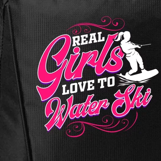 Waterski Love To Water Ski Waterskiing Meaningful Gift City Backpack