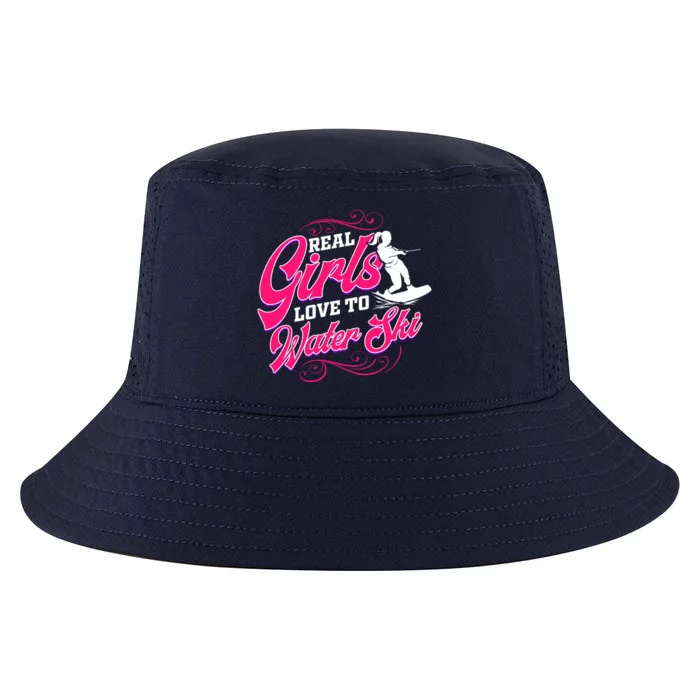 Waterski Love To Water Ski Waterskiing Meaningful Gift Cool Comfort Performance Bucket Hat