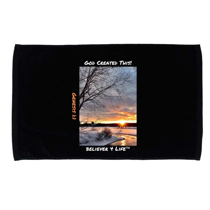 Winter Landscape Tgift Cool Gift Microfiber Hand Towel