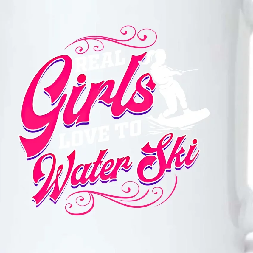 Waterski Love To Water Ski Waterskiing Gift Black Color Changing Mug