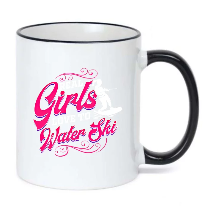 Waterski Love To Water Ski Waterskiing Gift Black Color Changing Mug