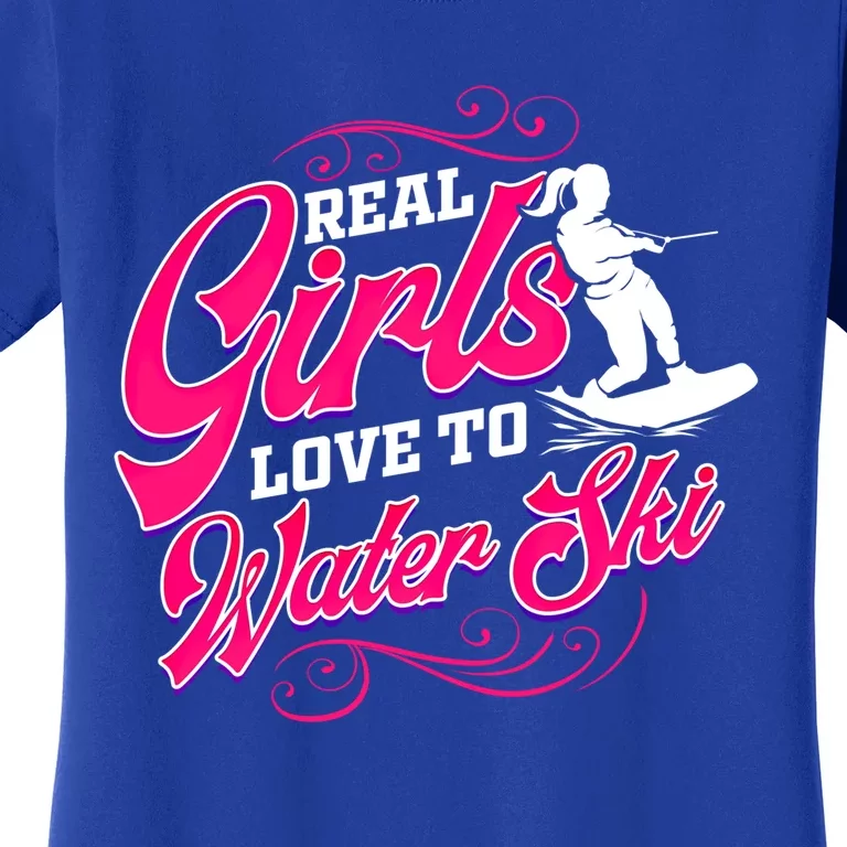 Waterski Love To Water Ski Waterskiing Gift Women's T-Shirt