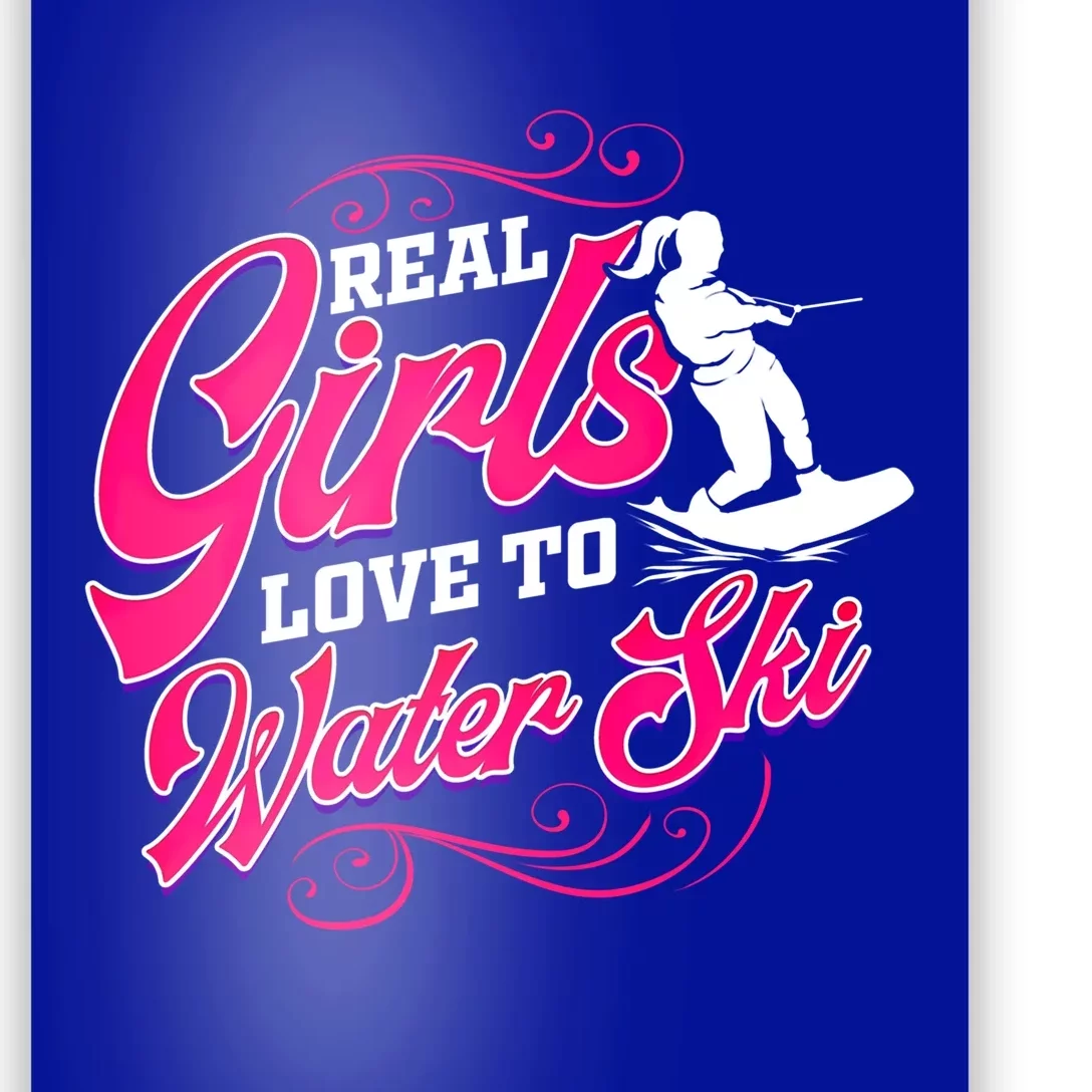 Waterski Love To Water Ski Waterskiing Gift Poster