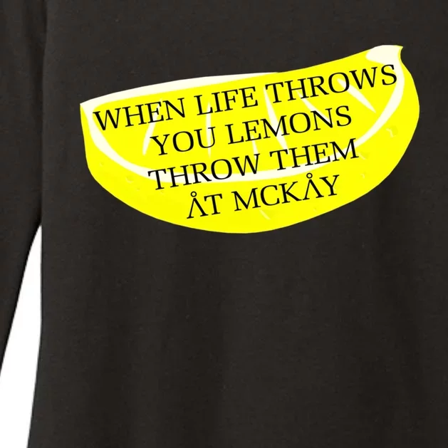 When Life Throws You Lemons Womens CVC Long Sleeve Shirt