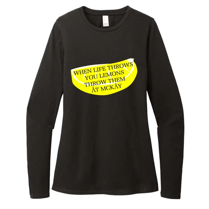 When Life Throws You Lemons Womens CVC Long Sleeve Shirt