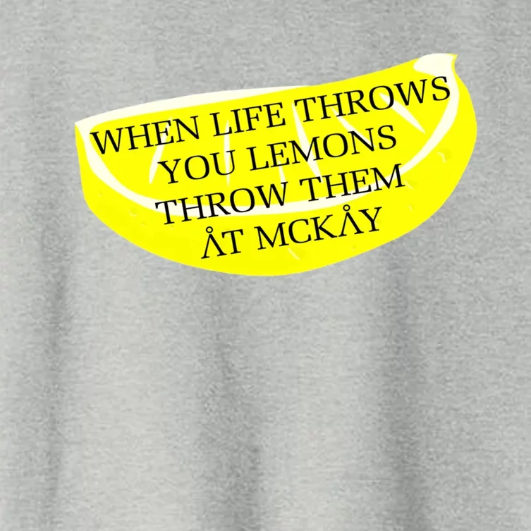 When Life Throws You Lemons Women's Crop Top Tee