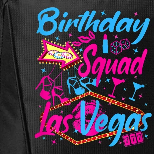 Womens Las Vegas Birthday Squad Party In Vegas Birthday City Backpack