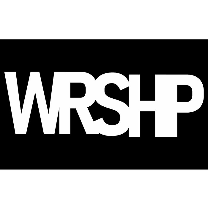 WRSHP Logo Worship Christian Bumper Sticker