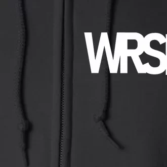 WRSHP Logo Worship Christian Full Zip Hoodie