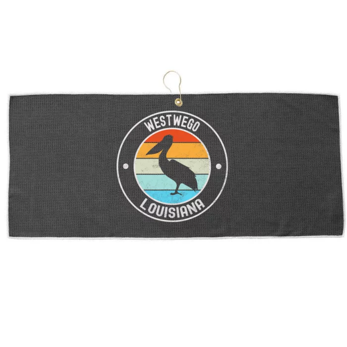 Westwego Louisiana Large Microfiber Waffle Golf Towel