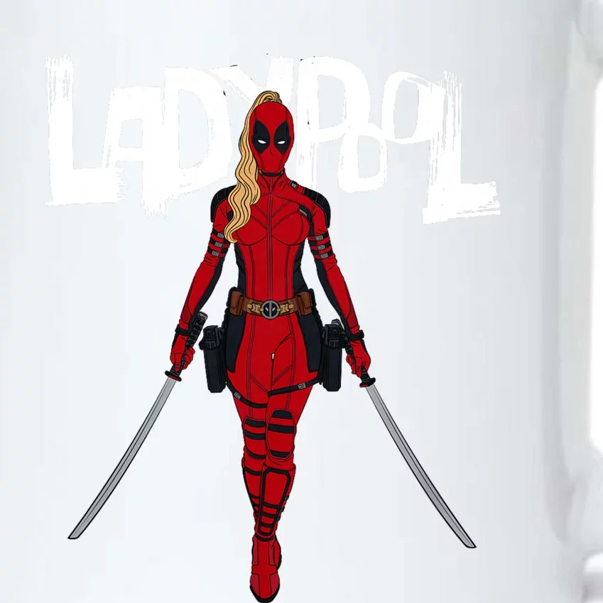 Wolverine Ladypool With Swords Black Color Changing Mug