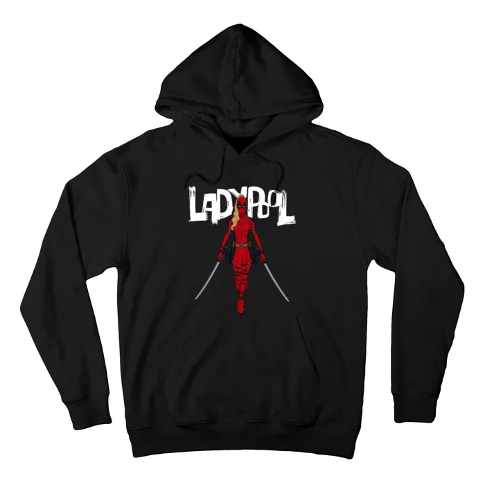 Wolverine Ladypool With Swords Hoodie