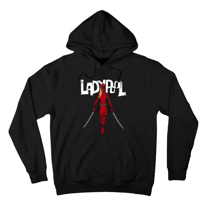 Wolverine Ladypool With Swords Tall Hoodie